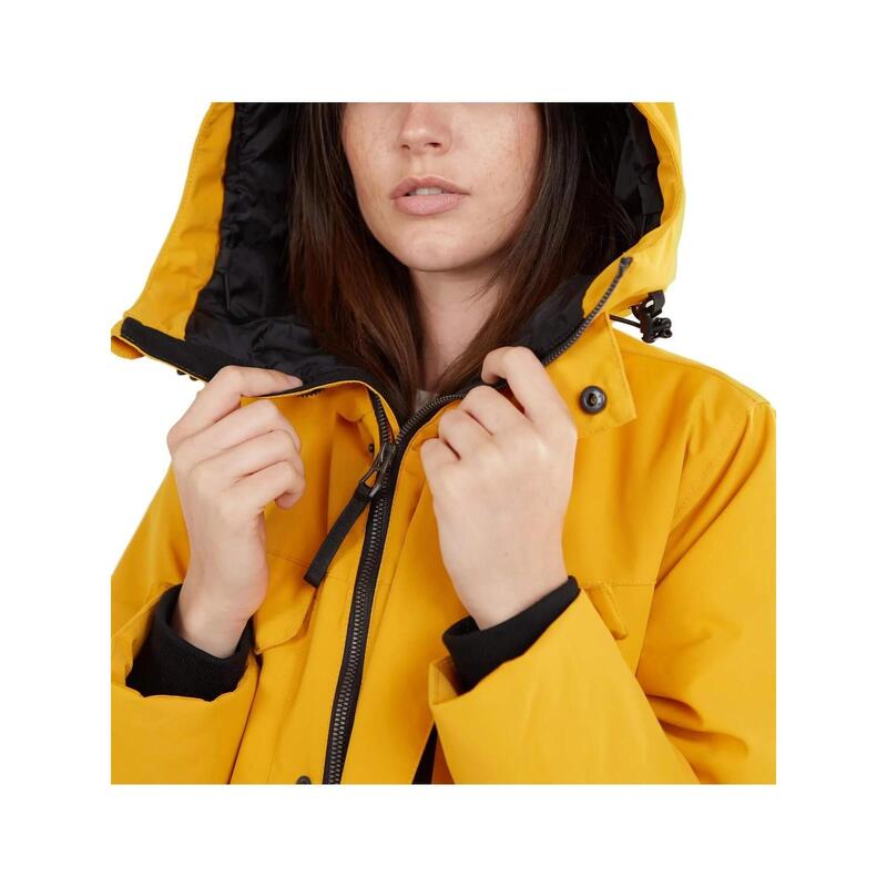 Jacheta de iarna Perilla Parka Jacket - galben femei