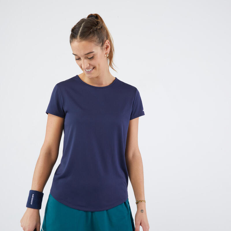 Refurbished Womens Tennis Quick-Dry Crew Neck T-Shirt Essential 100 - A Grade