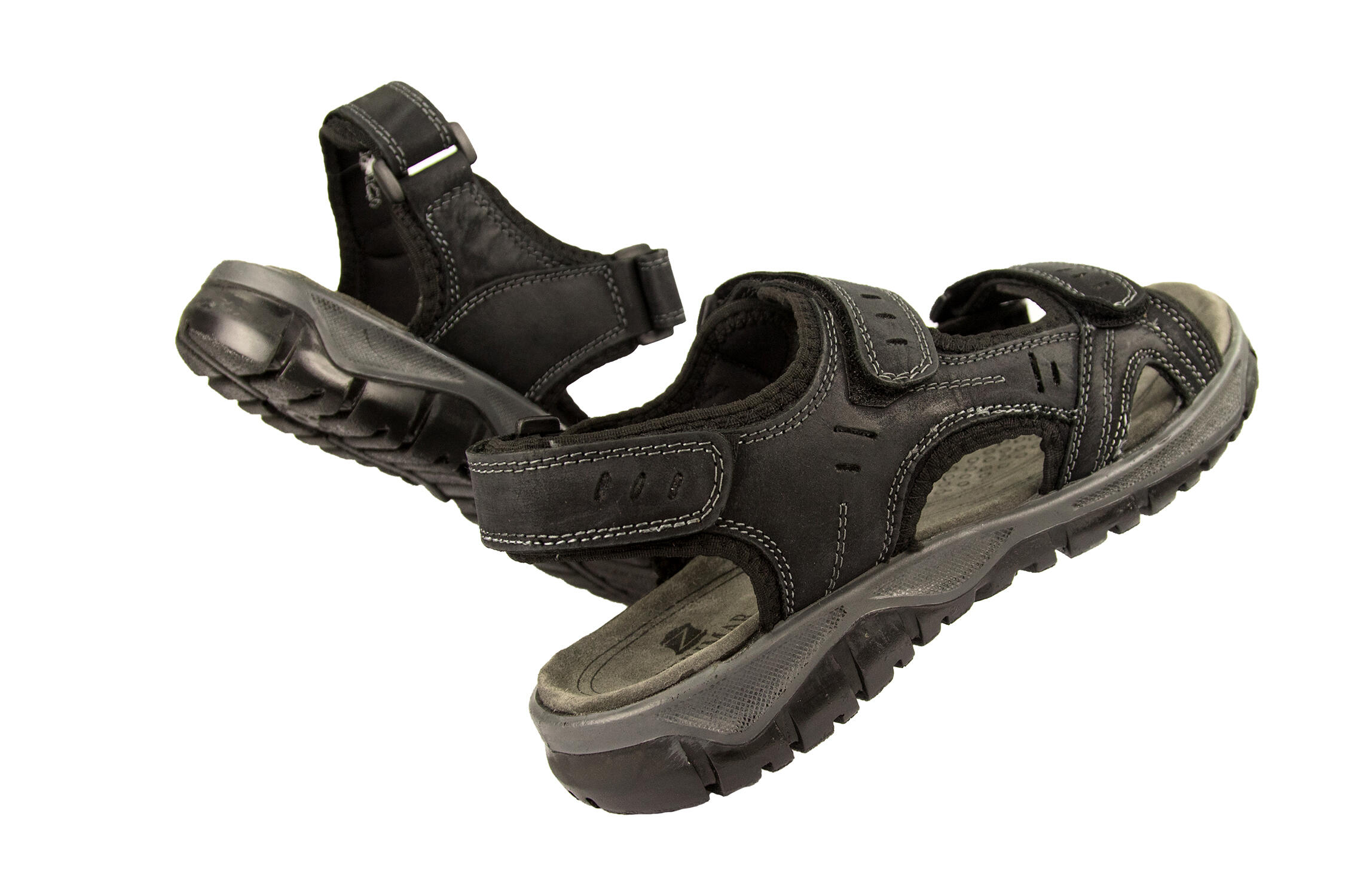 Sandalias de Senderismo Trekking Zerimar de Piel para Hombre 3/5