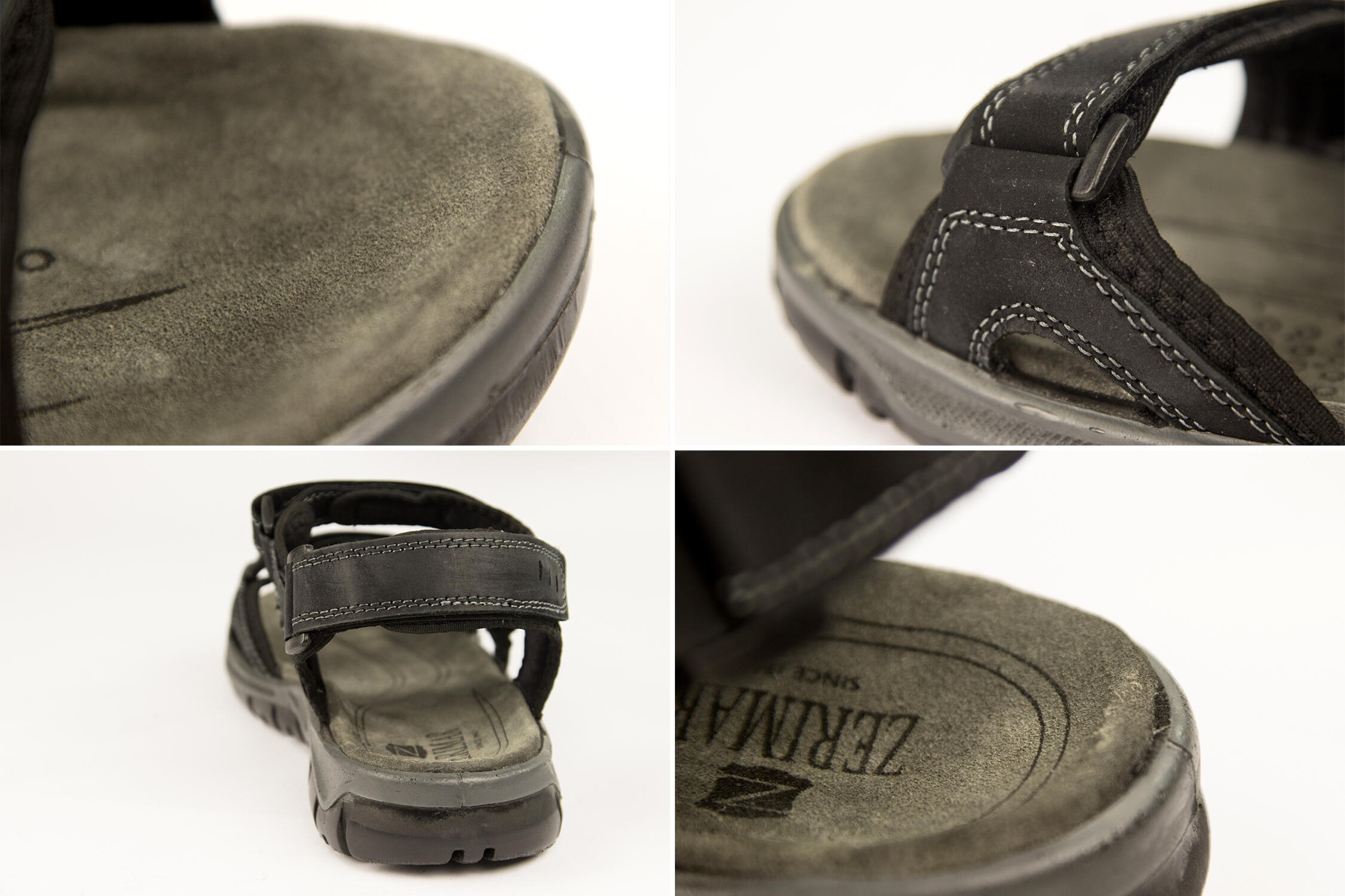 Sandalias de Senderismo Trekking Zerimar de Piel para Hombre 4/5