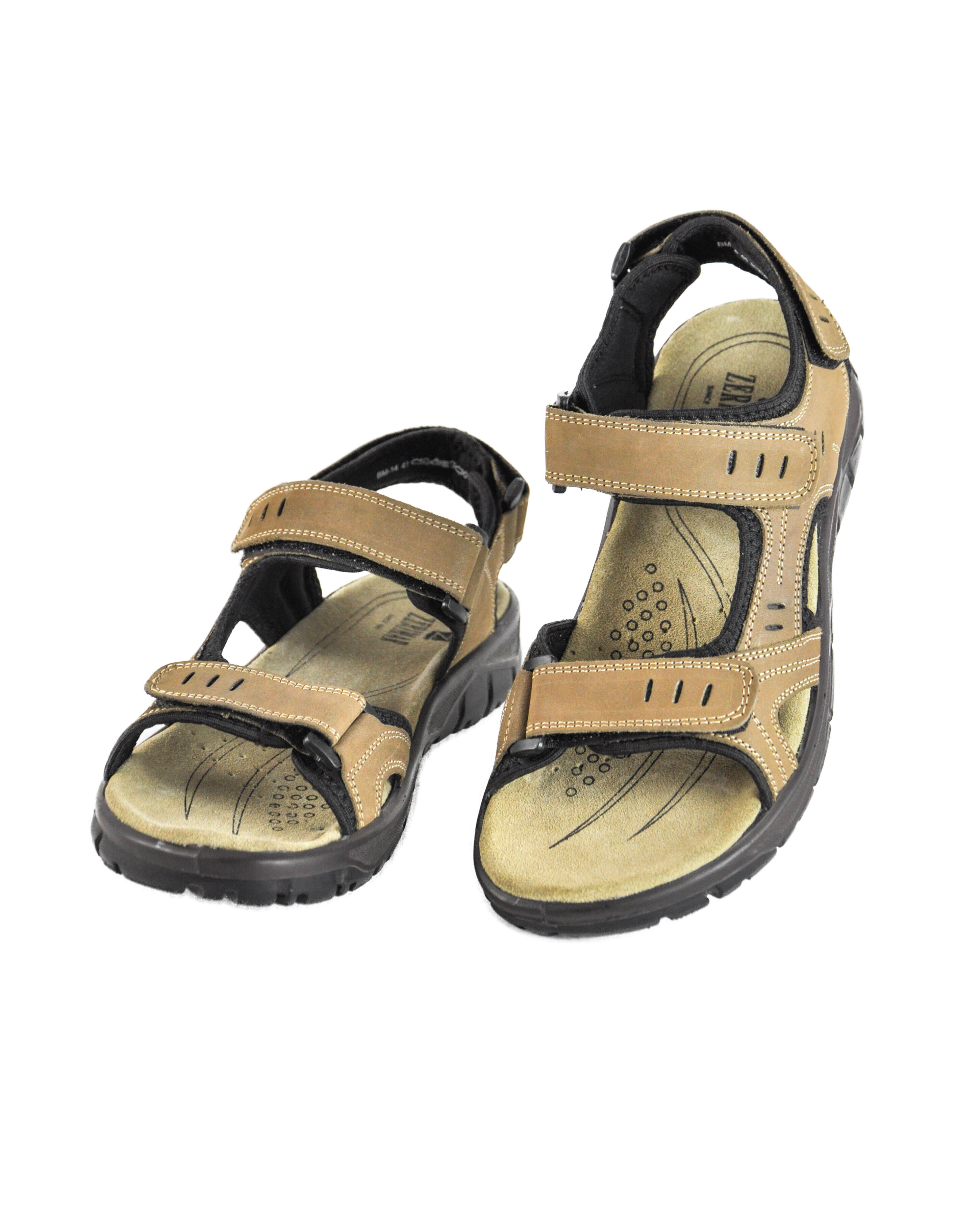 Sandalias de Senderismo Trekking Zerimar de Piel para Hombre 5/6