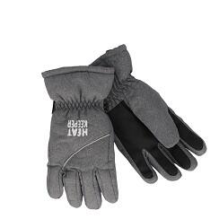Heat Keeper Kinder Ski-Handschuhe Grau 9 bis 12 Jahre