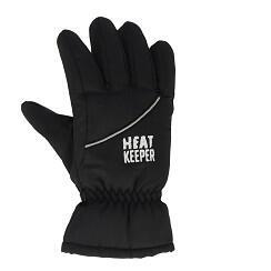 Heatkeeper kinder skihandschoenen zwart