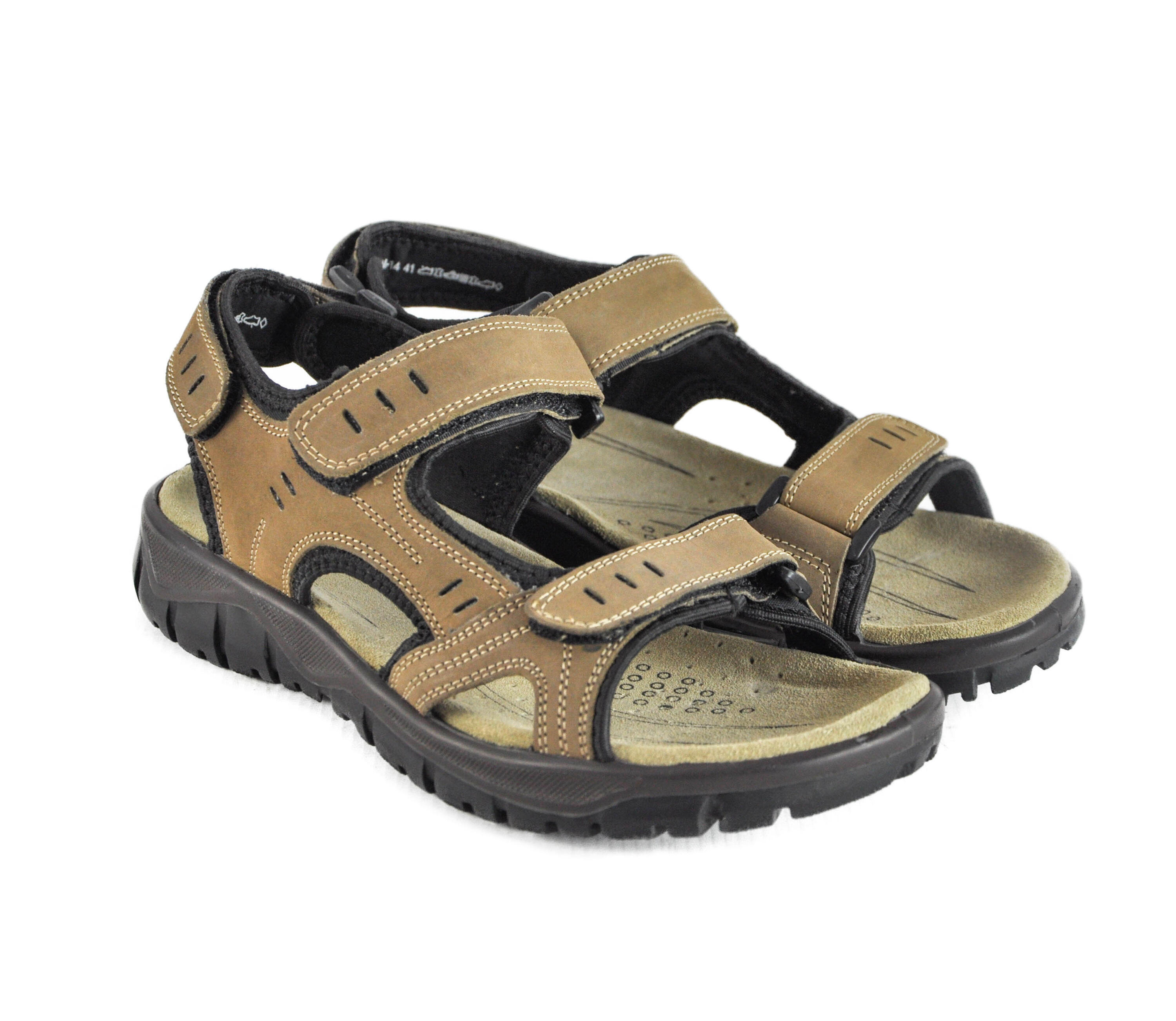 Sandalias de Senderismo Trekking Zerimar de Piel para Hombre 3/6