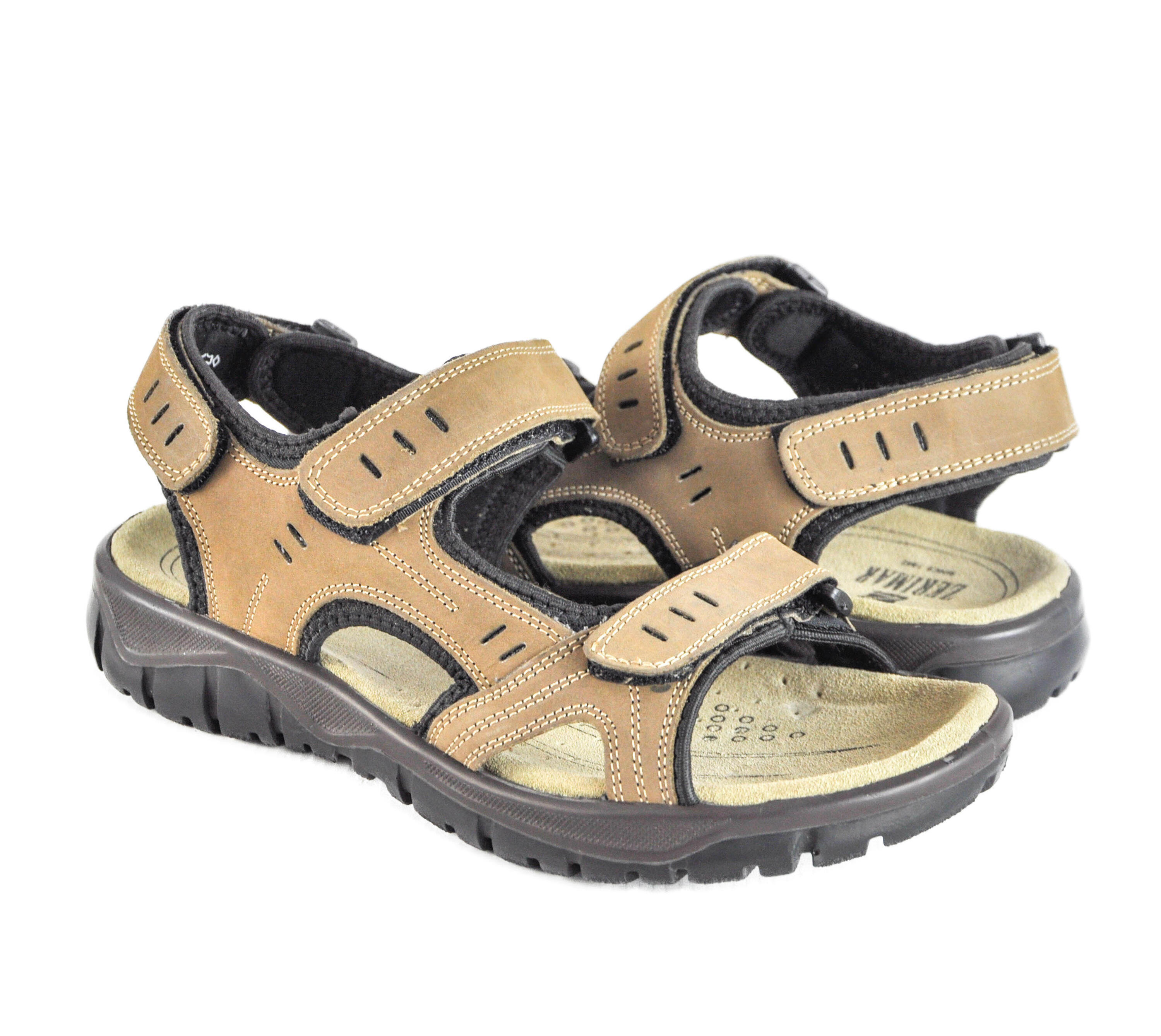 Sandalias de Senderismo Trekking Zerimar de Piel para Hombre 4/6