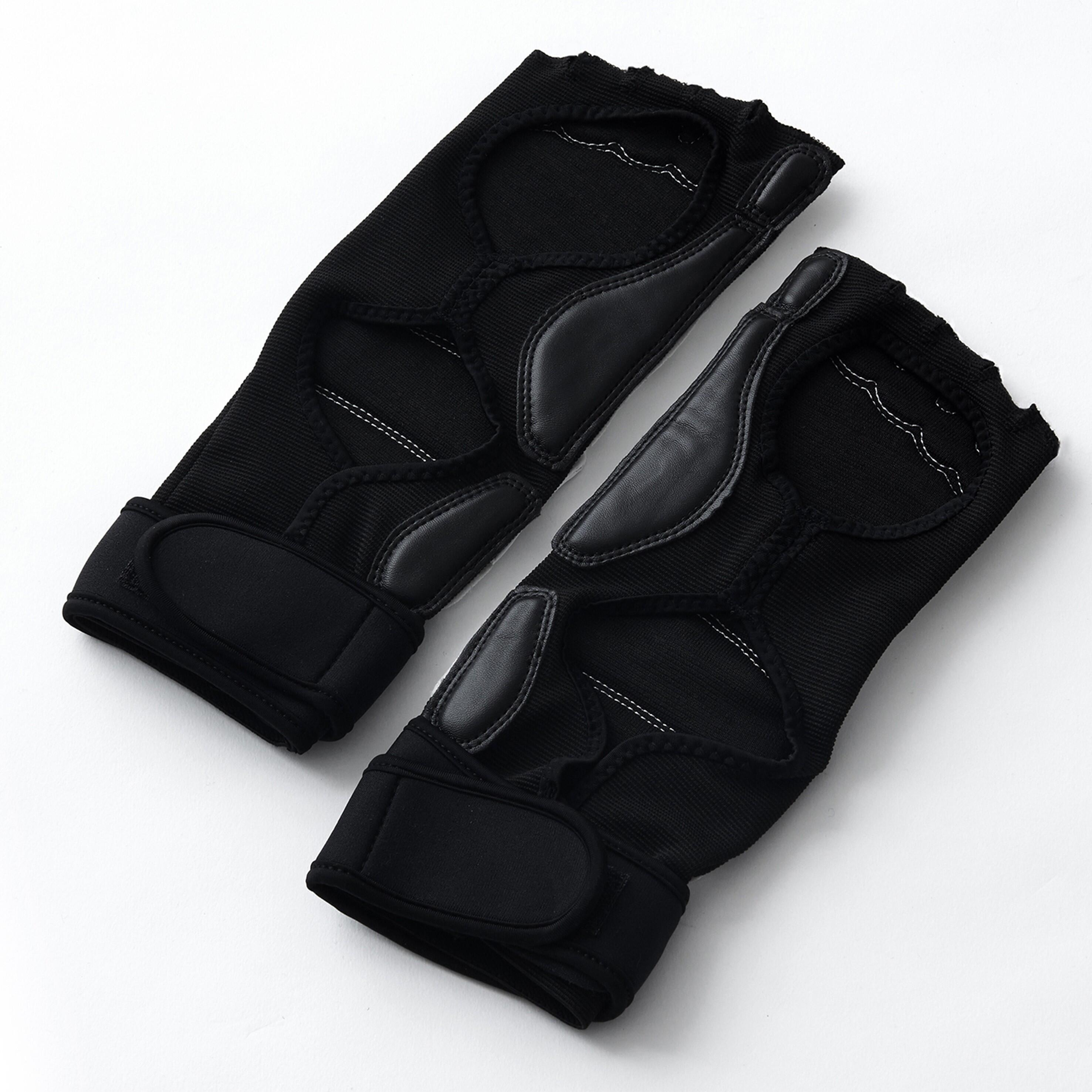Pitaines de combat taekwondo  (couleur : blanc/noir - taille : xl) 2/5