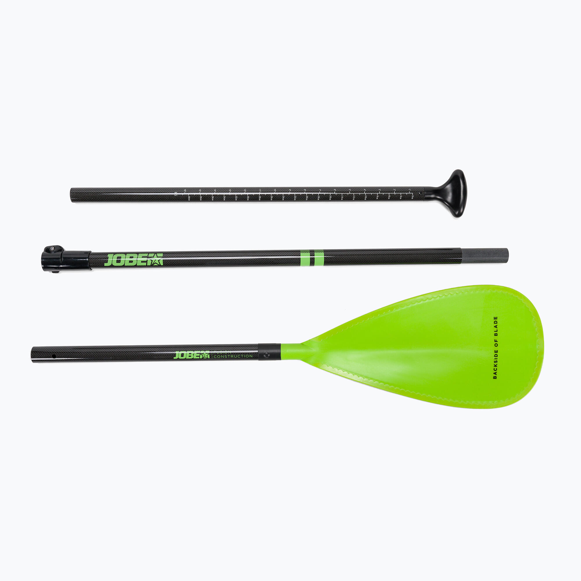 Jobe Fusion SUP Paddel - 3-teilig In Lime Grün Für Stand Up Paddling