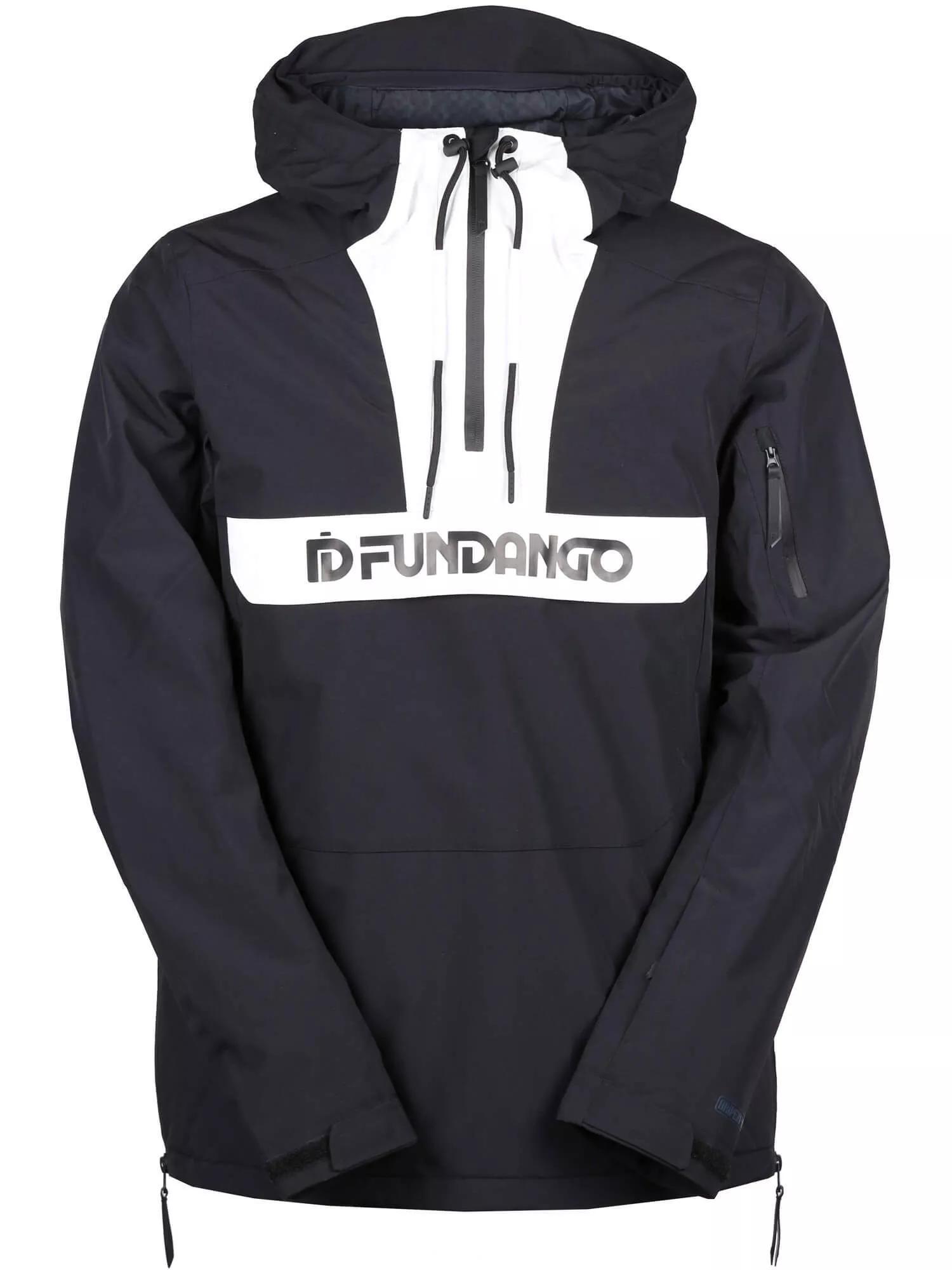 Skijacke Burnaby Logo Anorak Herren - Schwarz 6/7