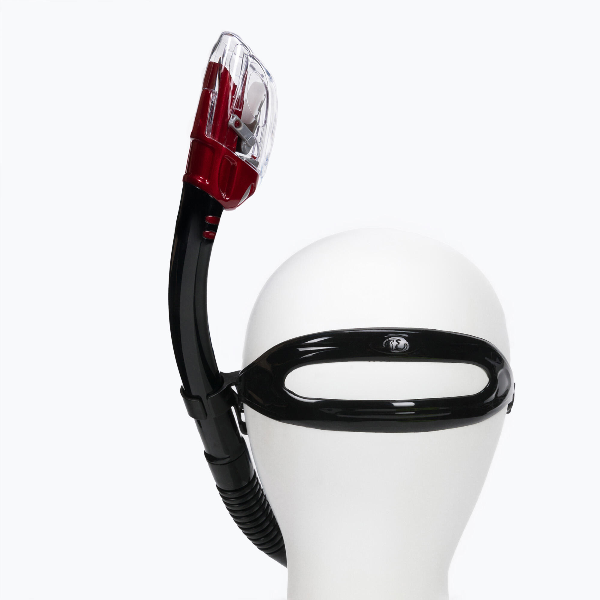Ensemble de plongée en apnée TUSA Visio Tri-Ex Combo - Noir/Rouge métallisé 3/5