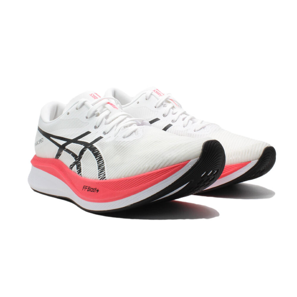 Scarpa da Running Uomo Magic Speed 3 Bianco Nero 4/4
