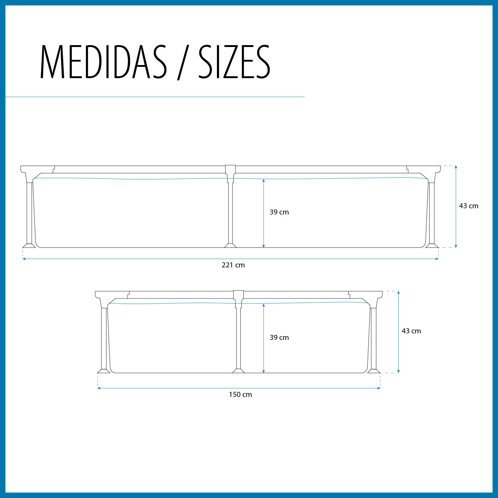 Bestway Steel Pro Rectangular Pool set | Swimming Pool, Blue 5/6