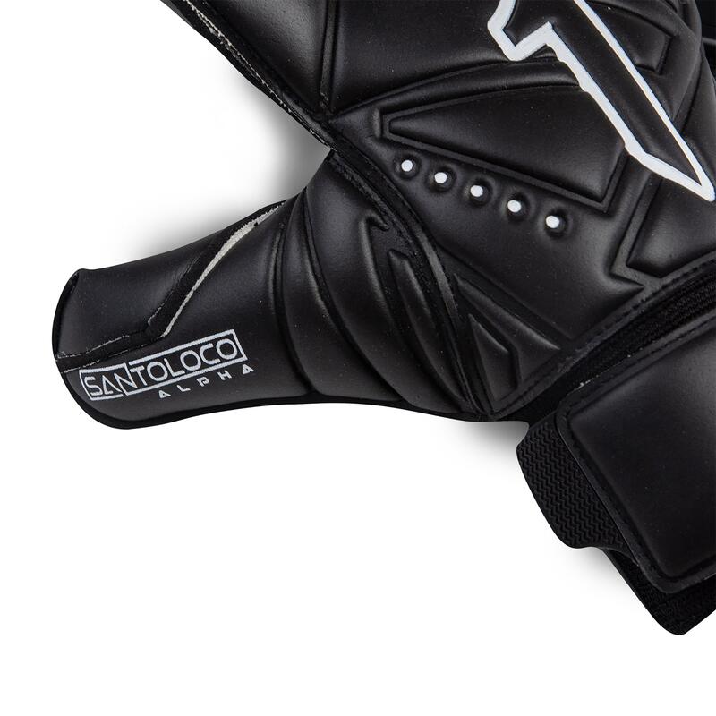 Guantes De Portero Adulto Rinat Santoloco Full Latex Negro