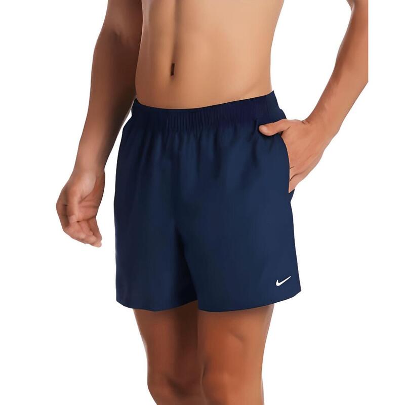 Nike Essential Short de volley 5" Bleu Marine de Minuit Hommes