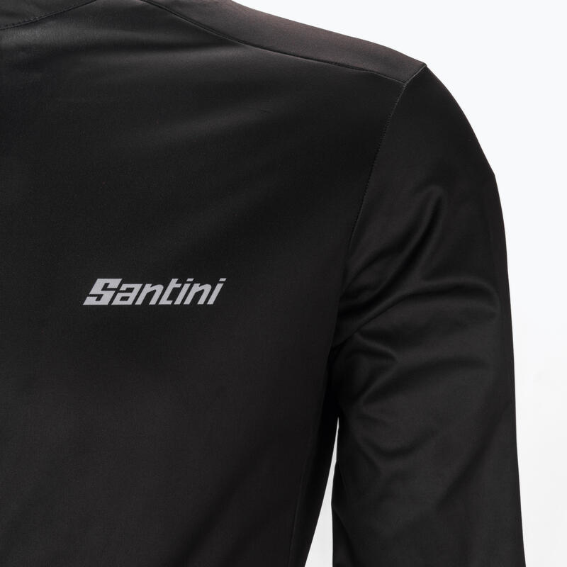 Chaqueta para bicicletas para hombres Santini Nebulosa a prueba de viento/lluvia