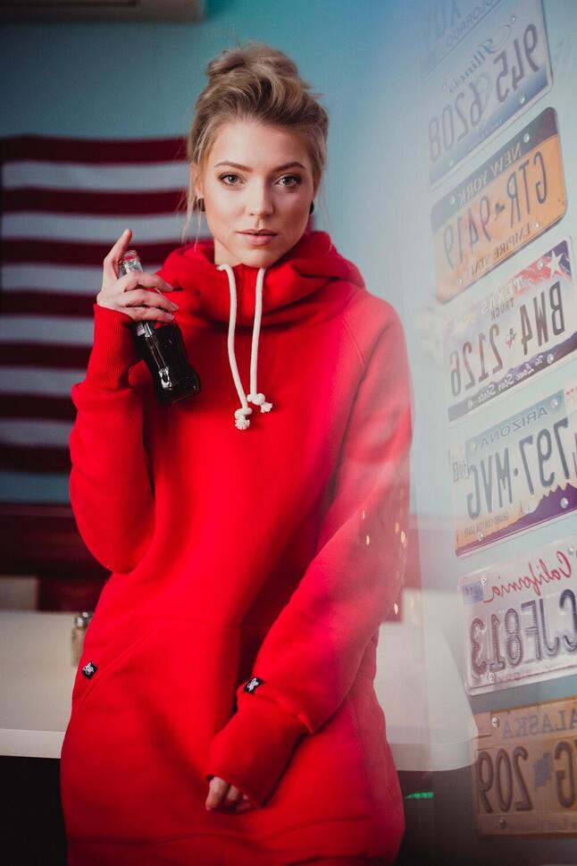 Bluza sportowa z kapturem damska DEEP TRIP Luzak