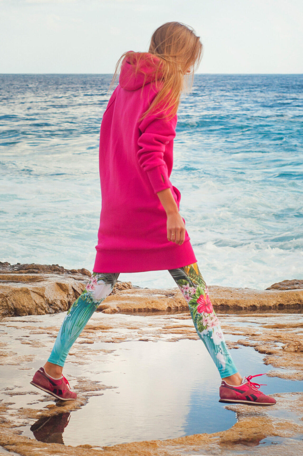Bluza sportowa z kapturem damska DEEP TRIP Luzak 3/5