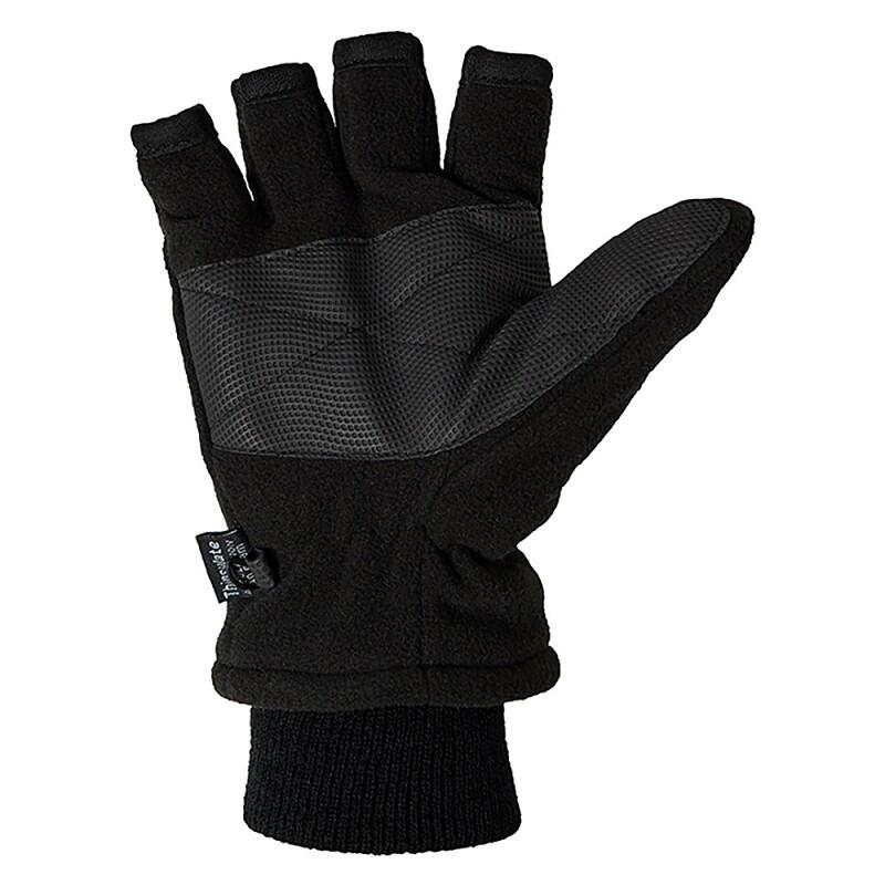 Heatkeeper – Thermohandschuhe Herren Fingertop – Schwarz – S/M – 1 Paar –