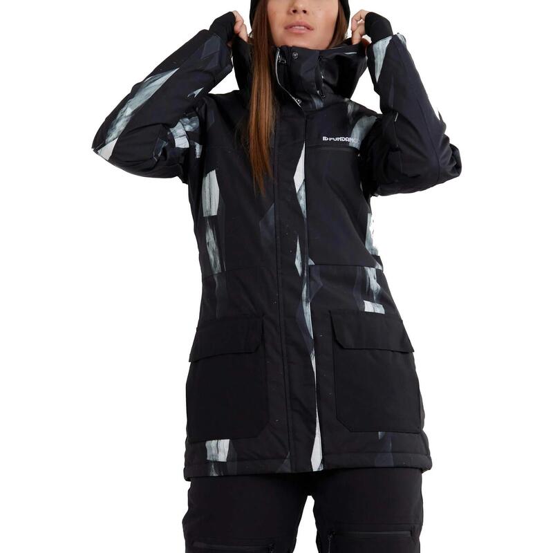 Geaca de schi Poplar Jacket - negru femei