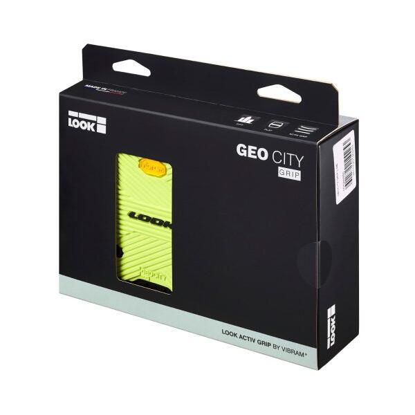 Pedais planos GEOCITY GRIP J para bicicleta com grip VIBRAM - Amarelo 3/3