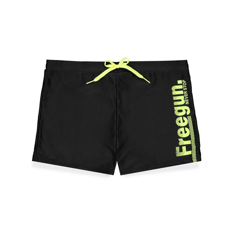 Shorty de bain garçon uni avec logo