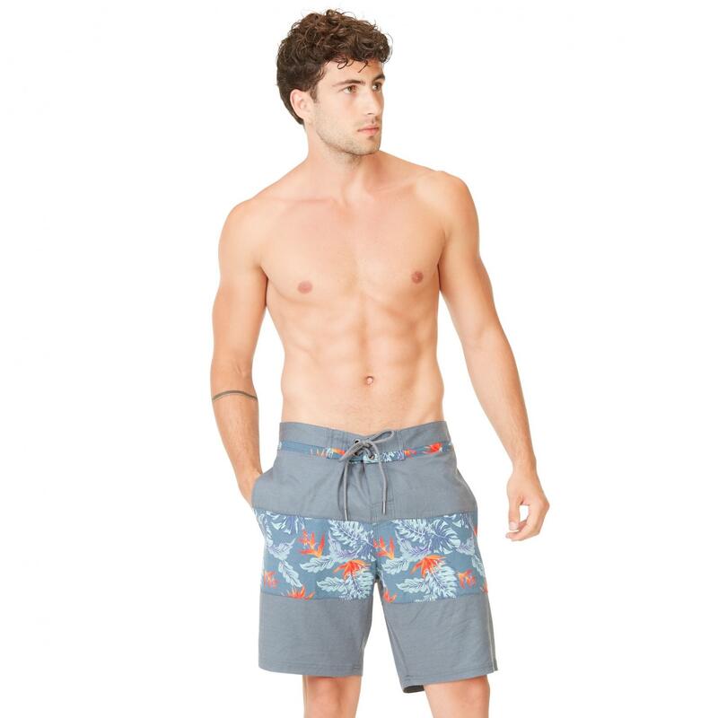 Boardshort long homme touché coton Flow