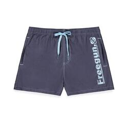 Boardshort court garçon avec ceinture demi-élastiquée
