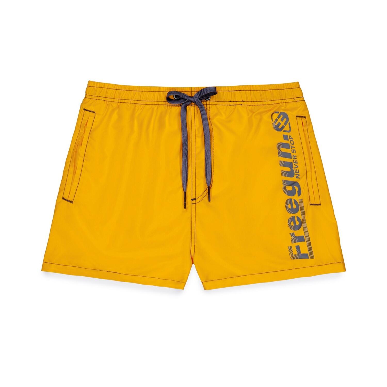 Boardshort court garçon avec ceinture demi-élastiquée 1/3