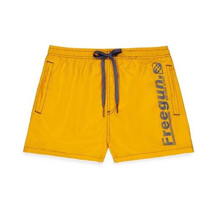 Boardshort court garçon avec ceinture demi-élastiquée