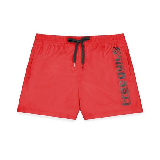 Boardshort court garçon avec ceinture demi-élastiquée