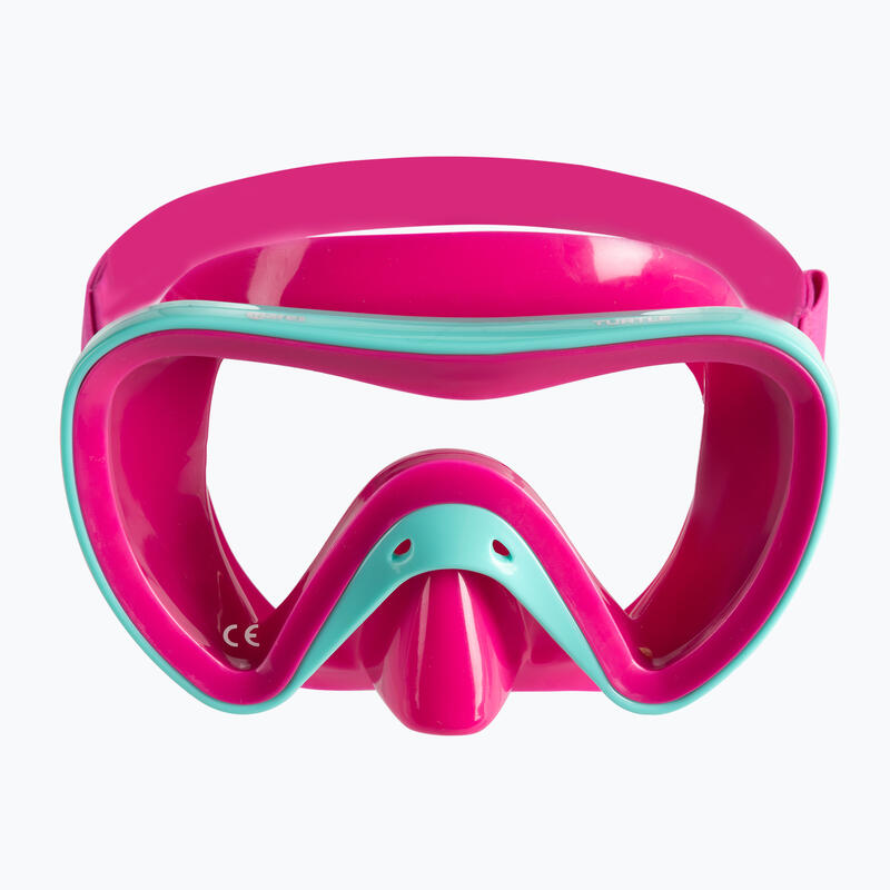 Set snorkeling Mares AQ - TURTLE Pink