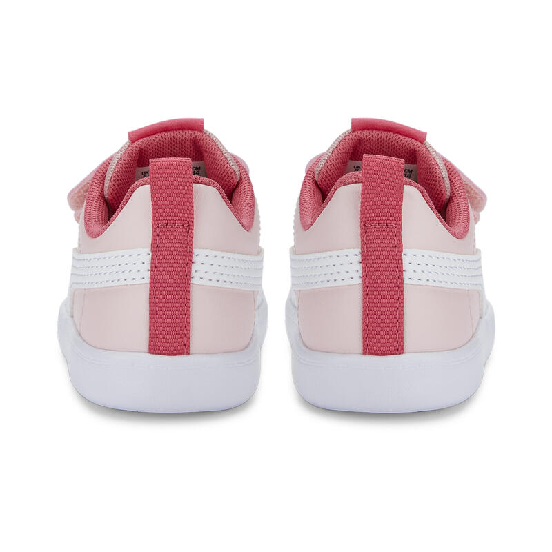 Courtflex V2 sportschoenen voor baby’s PUMA Almond Blossom White Pink