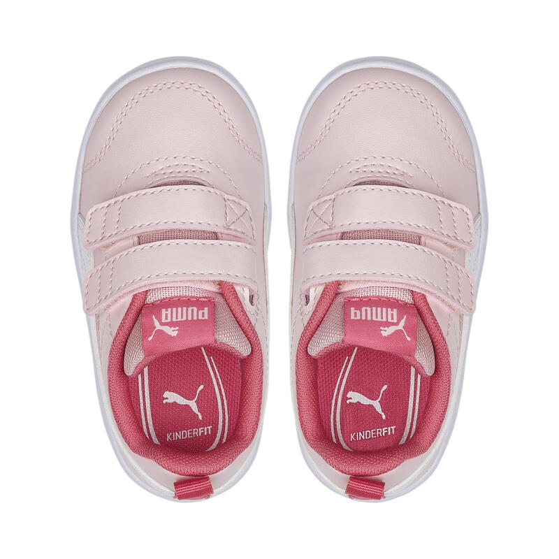 Courtflex V2 Sneakers Kinder PUMA Almond Blossom White Pink PUMA - DECATHLON