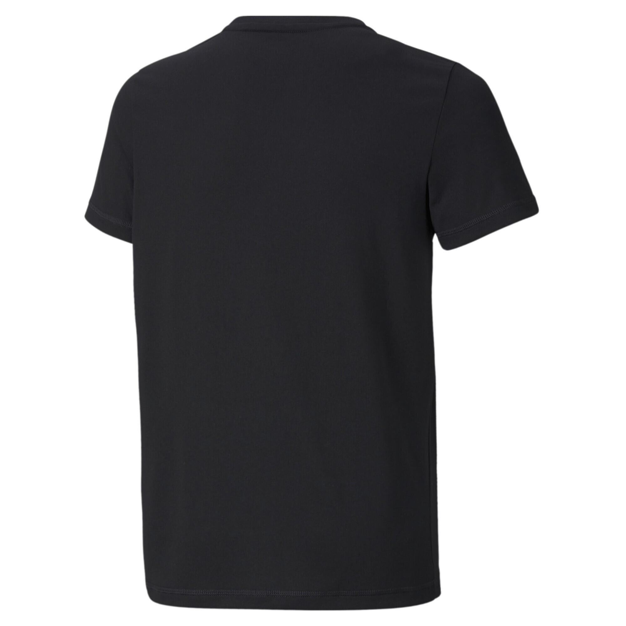 Active Small Logo T-Shirt Jungen PUMA Black 2/3