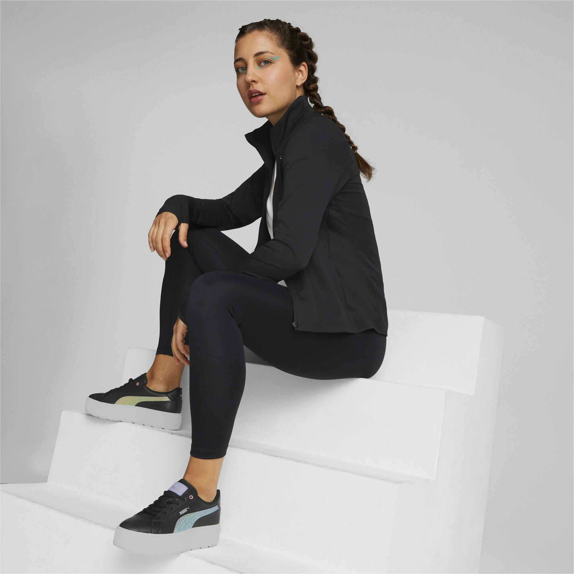 Active gewebter Trainingsanzug Damen PUMA Black 4/6