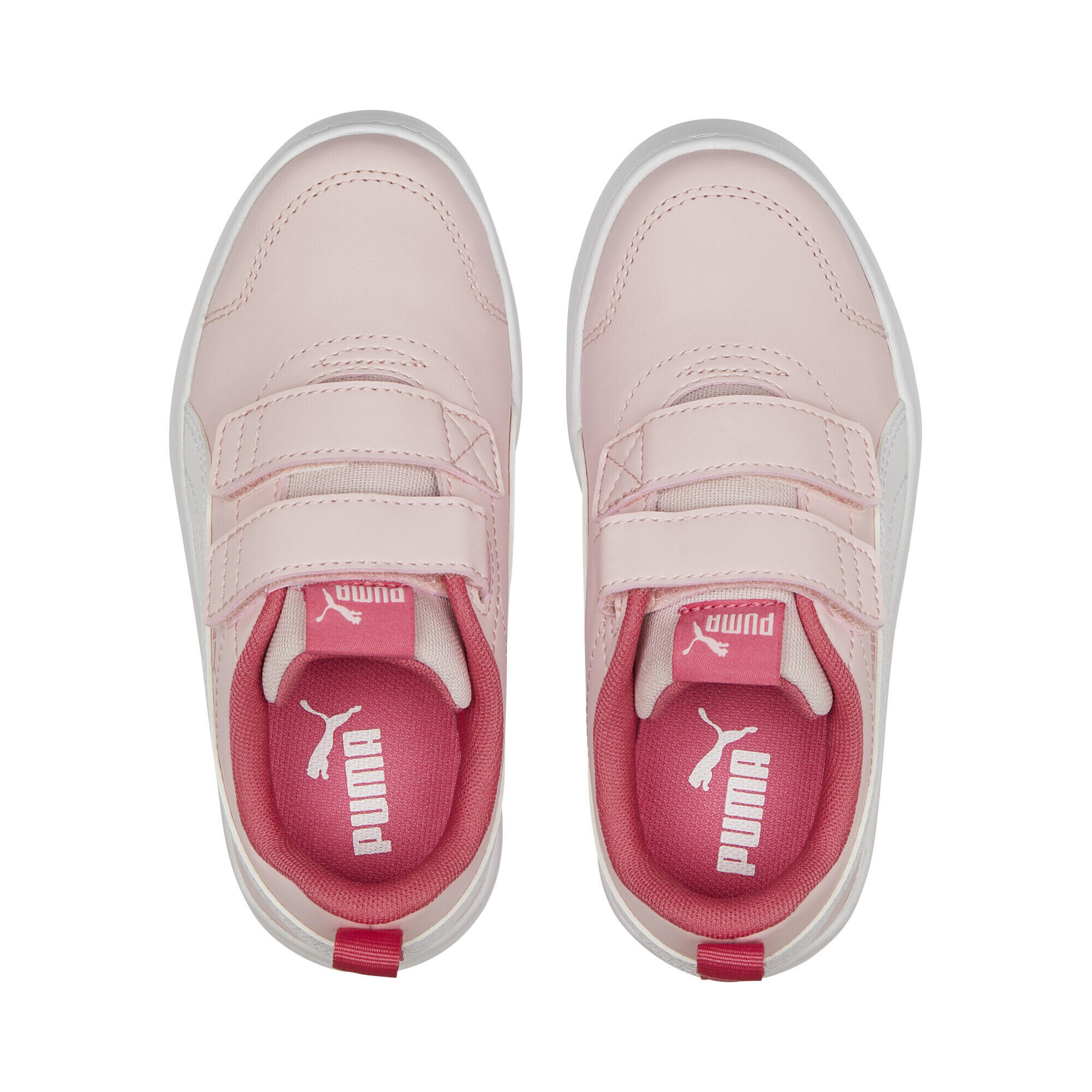 Baskets Courtflex V2 Enfant PUMA Almond Blossom White Pink 6/7