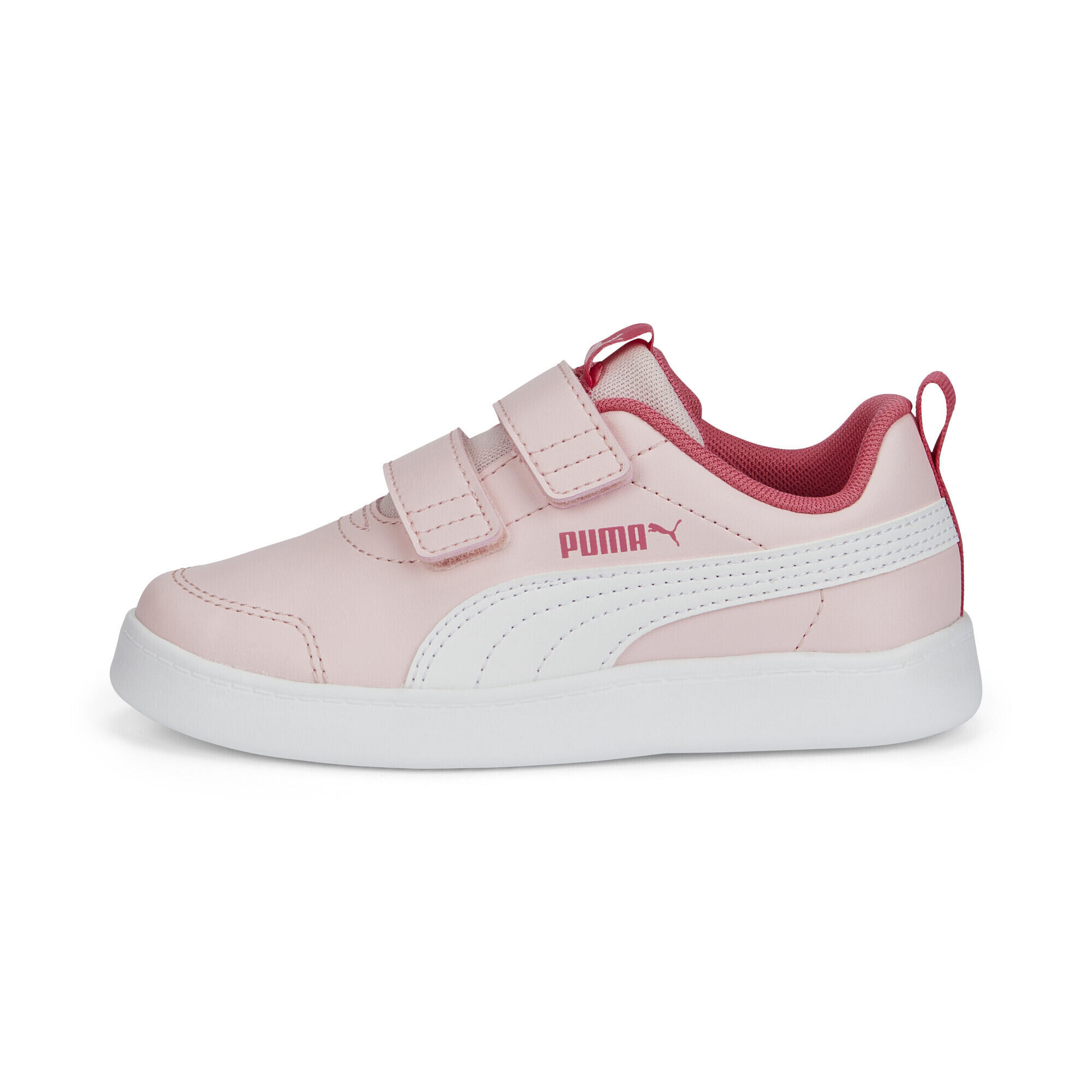 Baskets Courtflex V2 Enfant PUMA Almond Blossom White Pink 3/7