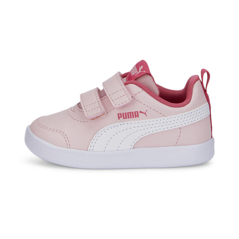 Courtflex V2 Sneakers Kinder PUMA Almond Blossom White Pink