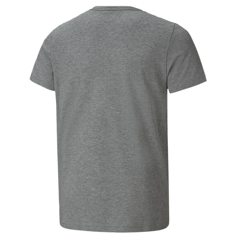 Essentials+ Two-Tone Logo T-Shirt Jugendliche PUMA Medium Gray Heather