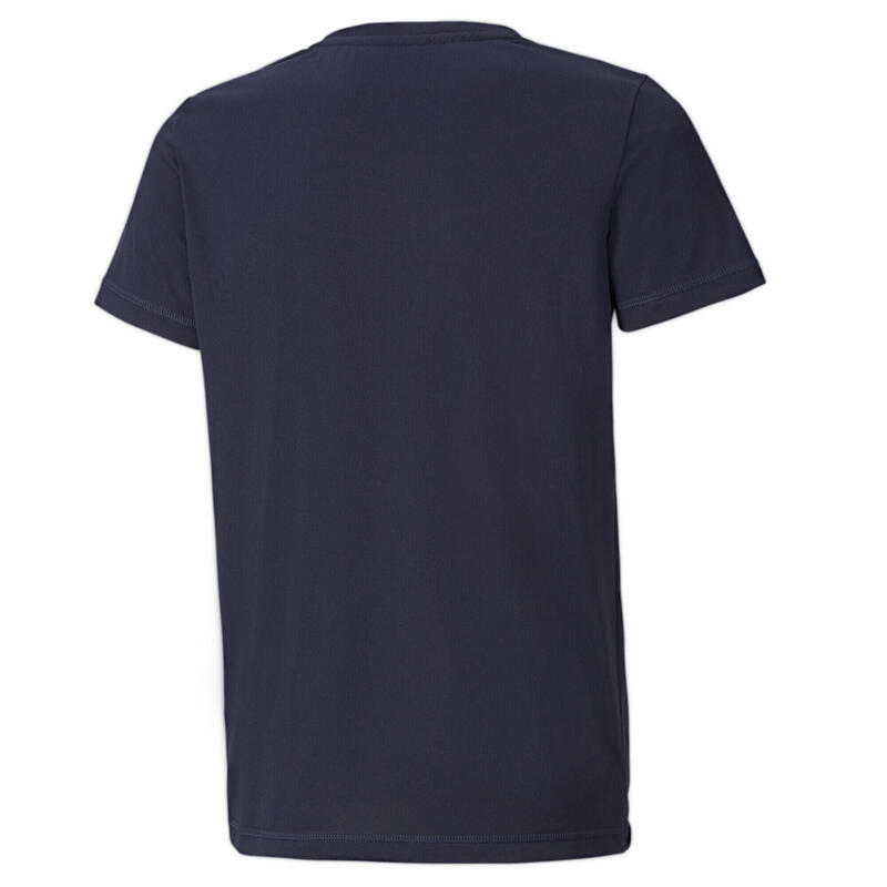 Active Small Logo T-Shirt Jungen PUMA Peacoat Blue