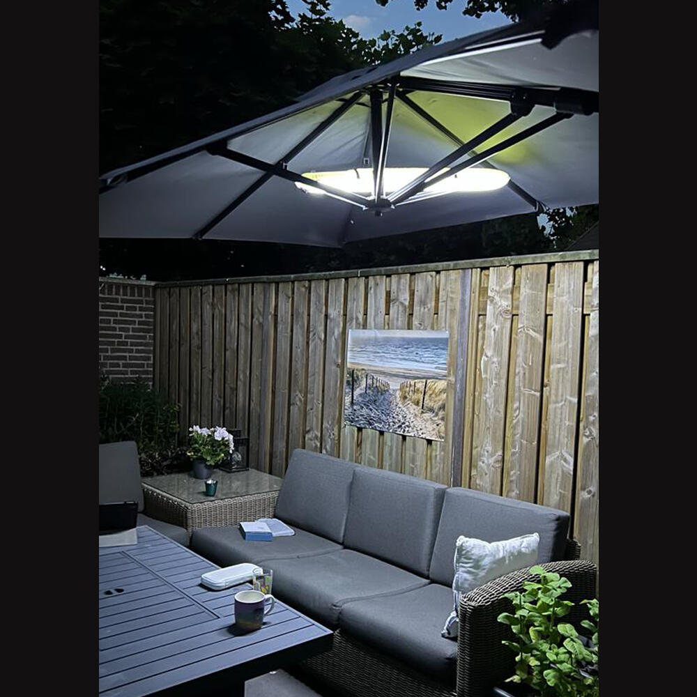 Campinglamp Opblaasbare TL  Zonne-energie  Powerbank 5/8