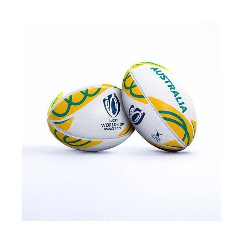 Mini Ballon Officiel Gilbert Coupe Du Monde De Rugby 2023 - Taille 1 - Miniature Match