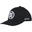 CIRCLE G's 彈力斜紋可調整式高爾夫球帽 - 黑色