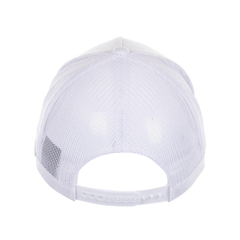 SKULL & T's INTERLOCK KNIT TRUCKER GOLF CAP - WHITE