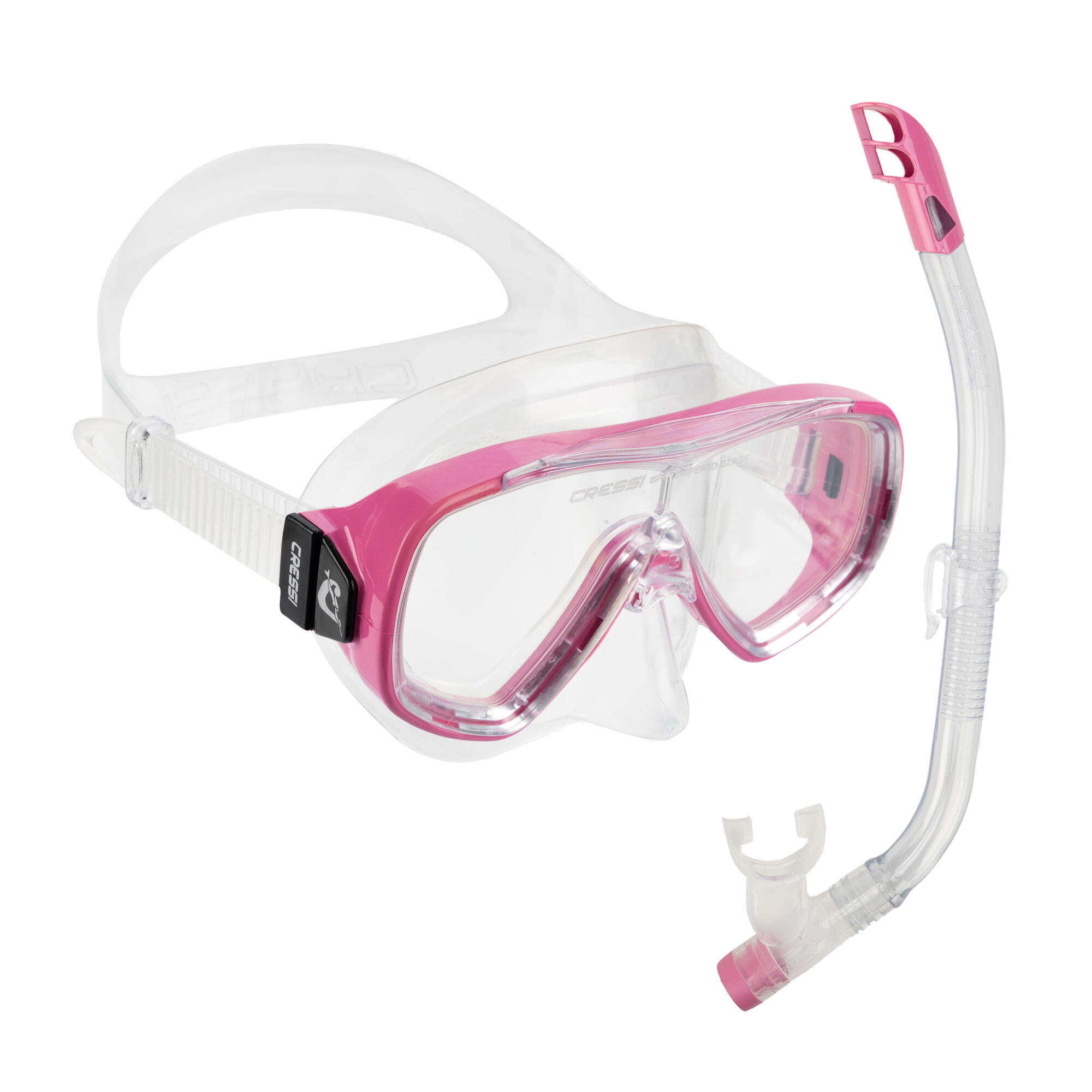 CRESSI Ensemble Tuba  -  Unisexe  -  Ondina Jr. + Top Snorkeling Combo 4/4