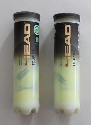 Tennisball 2x4B HEAD TOUR XT TOURNAMENT Doppelpack 8 Tennisbälle 2 Dosen in Pack