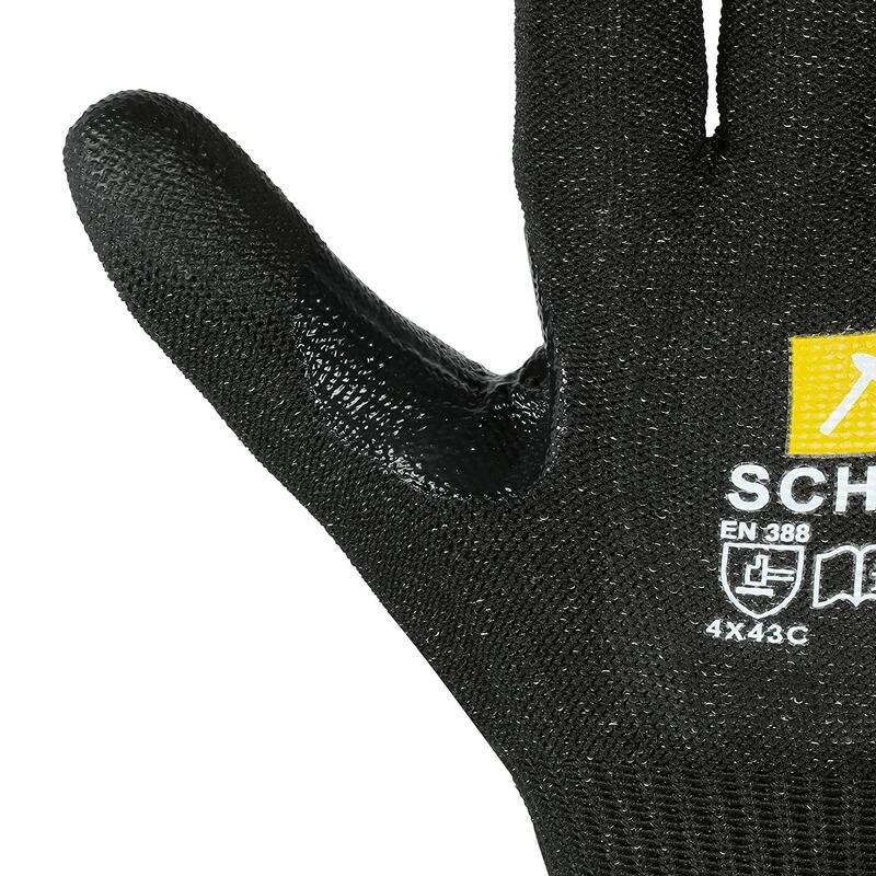 5 Paar Schnittschutz-Handschuhe Kinder EN388 Level 5/5 - Größe 5