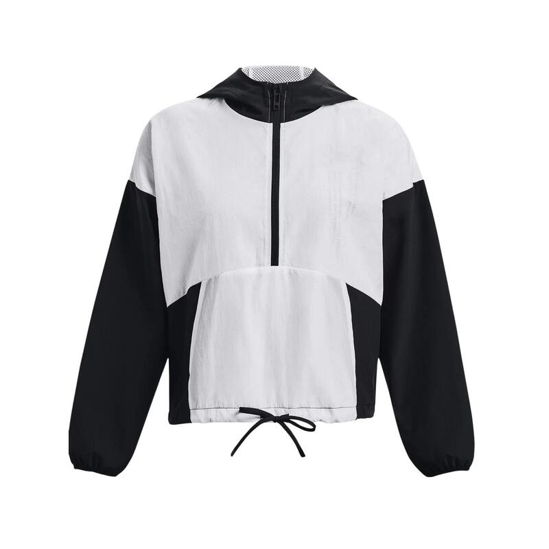 Jacheta pentru alergare Woven Graphic Jacket - negru femei