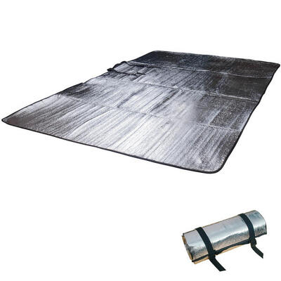Aluminium isolatiemat dubbele mat thermo-isolatiemat 2-persoons thermo-mat