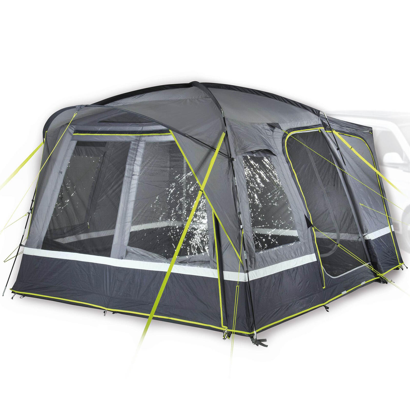 High Peak - Tente De Bus Tour 2.0 Van Suv Vw Camping Auvent 4000 Mm - Auvent - Gris|vert - Taille Unique - Decathlon