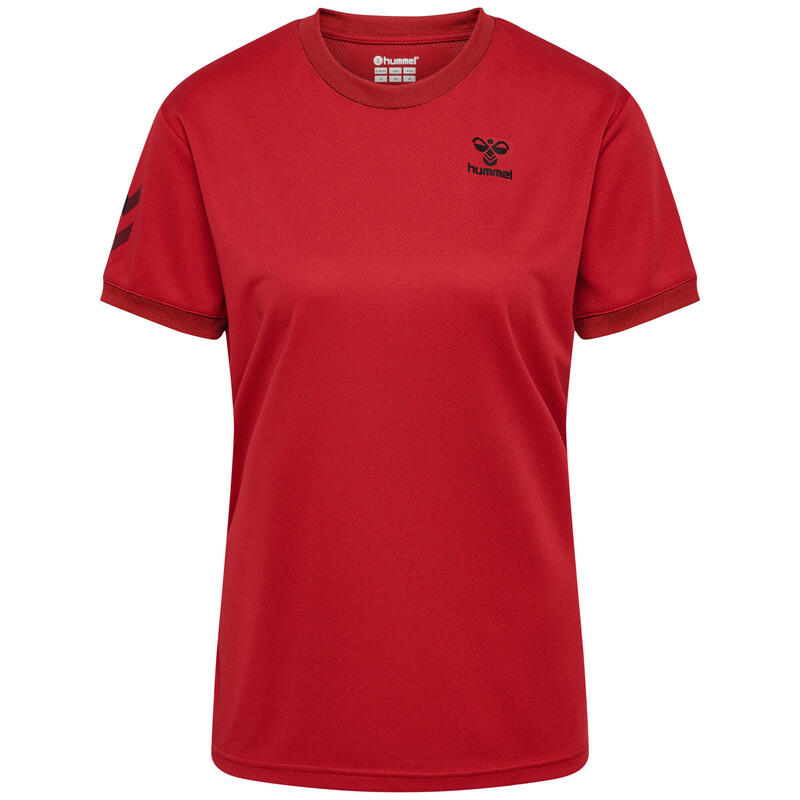 T-Shirt Hmlq4 Multisport Vrouwelijk Ademend Vochtabsorberend Hummel